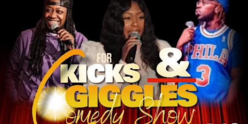 Imagem principal do evento “For Kicks & Giggles” Comedy Show & Afterparty