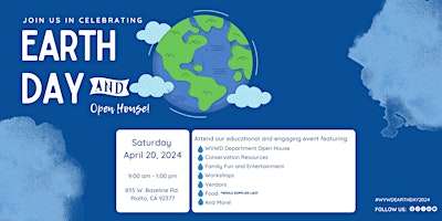 Imagen principal de 2024 Earth Day Celebration and Open House