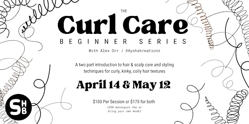 Immagine principale di Curly Hair Cutting, Styling, and Care Class 