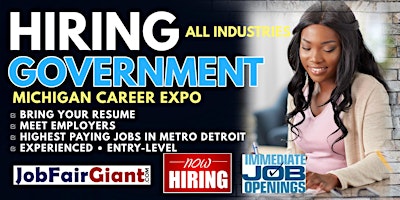 Imagem principal de Detroit Government Jobs Career Expo 2024