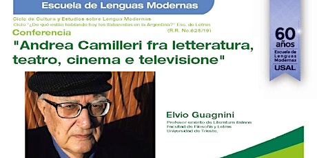 Imagen principal de Conferencia: "Andrea Camilleri fra letteratura, teatro, cinema e televisione"