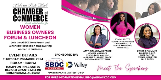 ASBCC presents  Women Business Owners Forum & Luncheon 2024 primary image