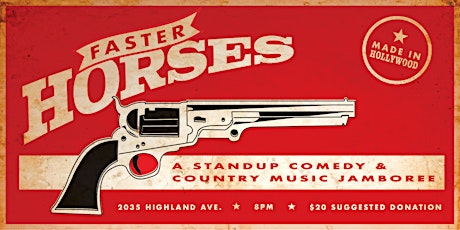 Faster Horses Comedy and Country Jamboree 4/4/24 with RORY SCOVEL! primary image