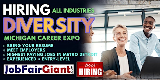 Imagem principal do evento Detroit Diversity and Inclusion Career Expo 2024