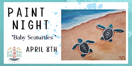 Baby Seaturtles Paint Night