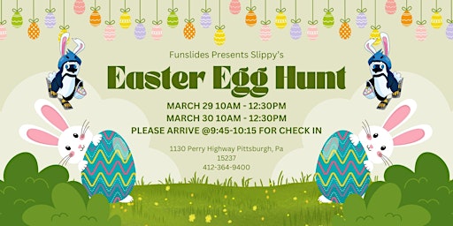 Imagem principal do evento Fun Slides Easter Egg Hunt 2024