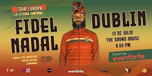 Imagem principal do evento Fidel Nadal live in Dublin