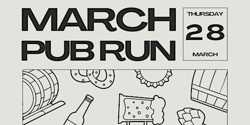 Primaire afbeelding van BARC March Pub Run & Birthday Celebration