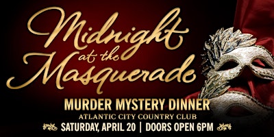 Hauptbild für Midnight at the Masquerade Murder Mystery Dinner