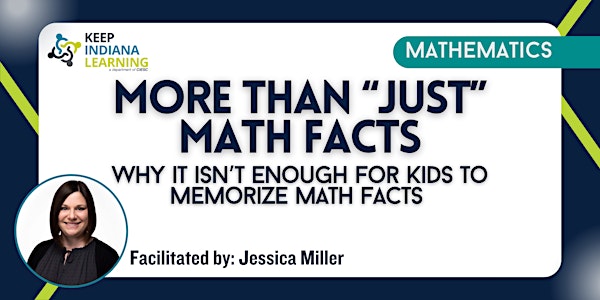 More Than "Just" Math Facts