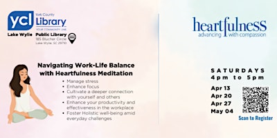 Imagem principal do evento Navigating Work-Life Balance with Heartfulness Meditation