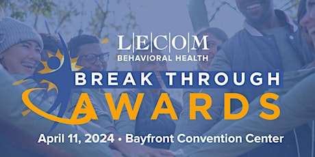 2024 LECOM Behavioral Health Breakthrough Awards