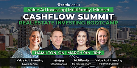 WealthGenius Real Estate Investing Cashflow Summit (Hamilton ON ) -[030924] primary image