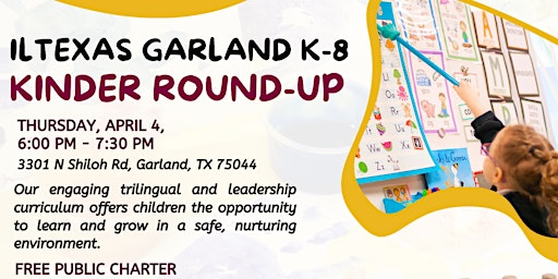 ILTexas Garland K-8 Kinder Round-Up primary image