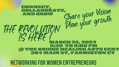 The Revolution Networking for women entrepreneurs