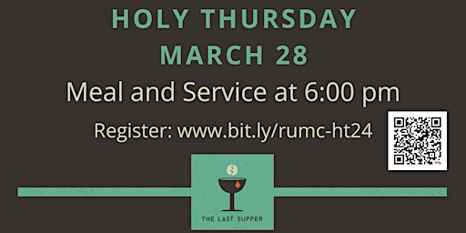 Hauptbild für Holy Thursday Service and Meal at Reveille UMC