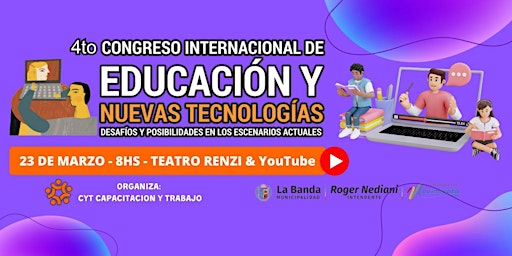 Imagen principal de 4to CONGRESO DE EDUCACION Y NUEVAS TECNOLOGIAS