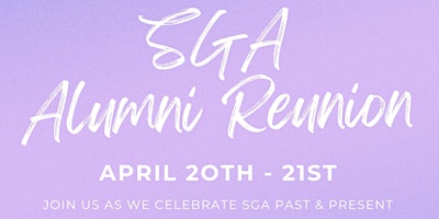 SGA Alumni Reunion primary image