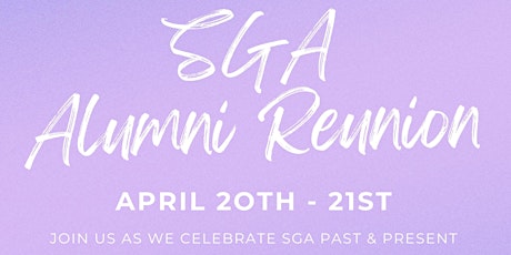 SGA Alumni Reunion