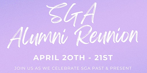 SGA Alumni Reunion primary image