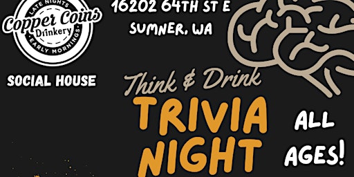 Imagem principal do evento Think & Drink Trivia Nights