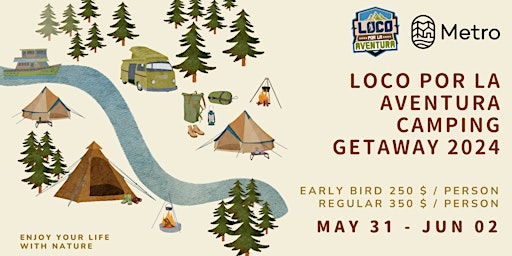 Imagem principal do evento Camping Getaway Weekend | 31 May - 02 Junio.