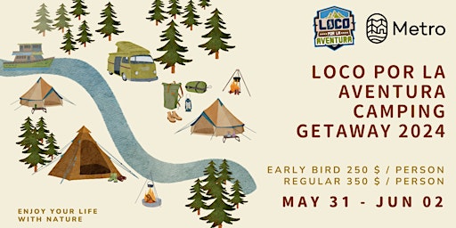 Camping Getaway Weekend | 31 May - 02 Junio.