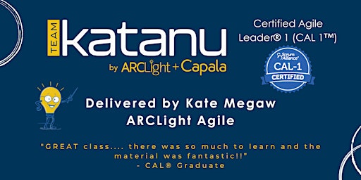 Certified Agile Leader® 1 (CAL 1™) primary image