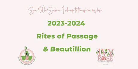 2023-2024 Rites of Passage and Beautillion