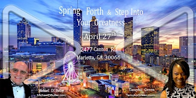 Imagem principal do evento Spring Forth & Step Into Your Greatness With Tamyko Green
