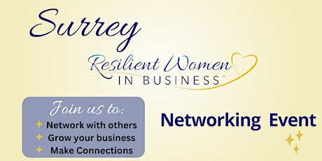 Surrey Resilient Women In Business Networking event