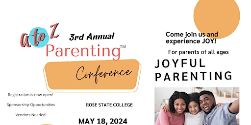 Imagem principal de A to Z Parenting Conference: Joyful Parenting