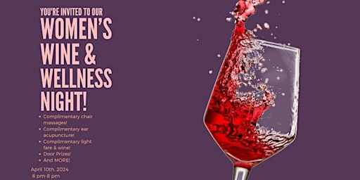 Imagem principal do evento Women's Wine and Wellness Night