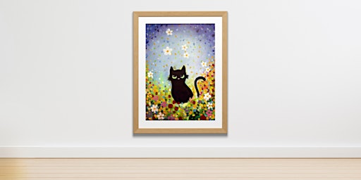 Primaire afbeelding van Van Gogh Kitty Instructed Painting Event