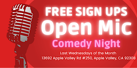 The Social HD PRESENTS "OPEN MIC COMEDY NIGHT"