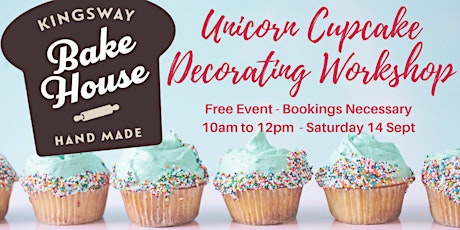 Kingsway Bake House Unicorn Cupcake Decorating Workshop primary image