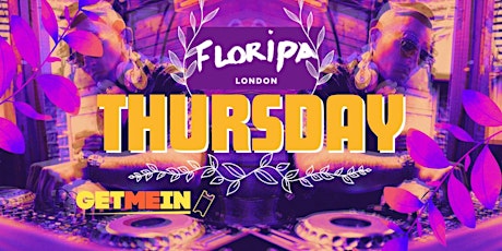 Shoreditch Hip-Hop & RnB Party / Floripa Shoreditch / Every Thursday