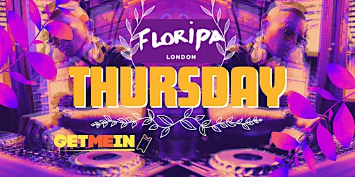 Primaire afbeelding van Shoreditch Hip-Hop & RnB Party / Floripa Shoreditch / Every Thursday