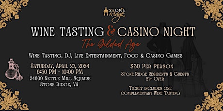 Stone Ridge Annual Wine Tasting and Casino Night