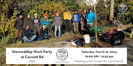 Hauptbild für Stewardship Work Party with Still Moon at Cornett Rd