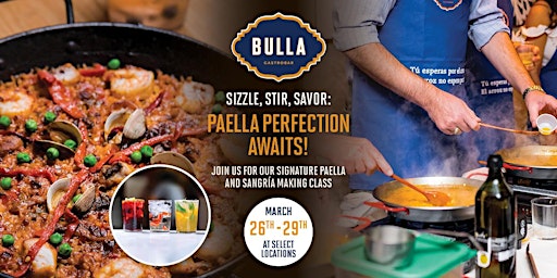 Imagem principal do evento Paella & Sangria Making Class For Two @ Bulla Gastrobar - Plano