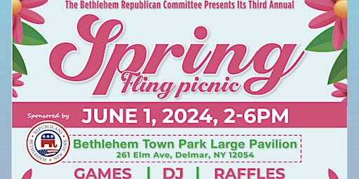 Imagem principal de The Third Annual Spring Fling Picnic at the Elm Ave Park!!!