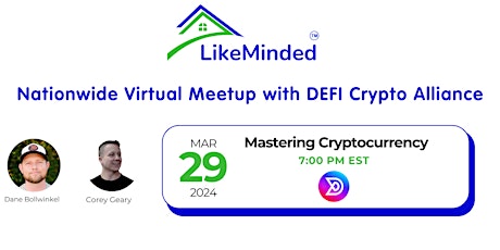 LikeMinded - REI Nationwide Virtual Meetup with DEFI Crypto Alliance