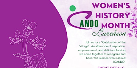 ICANDO Women's History Month Luncheon: A Celebration of the Village