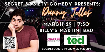 Imagem principal do evento Danny Jolles | Secret Society Comedy In Mentor