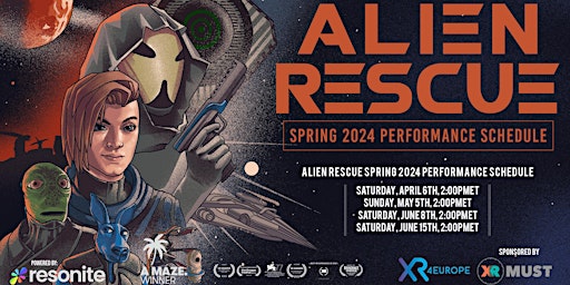 Alien Rescue - Sunday, May 5th  2024  - 2:00pmET primary image