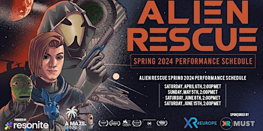 Alien Rescue - Saturday, April 6th  2024  - 2:00pmET primary image