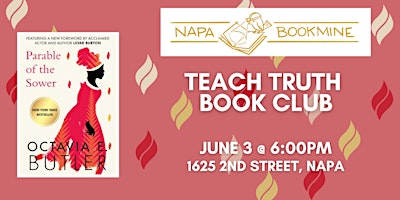 Teach Truth Book Club: Parable of the Sower by Octavia E. Butler  primärbild