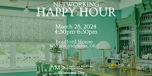 Imagem principal do evento AMAOKC Networking Happy Hour | March 28, 2024