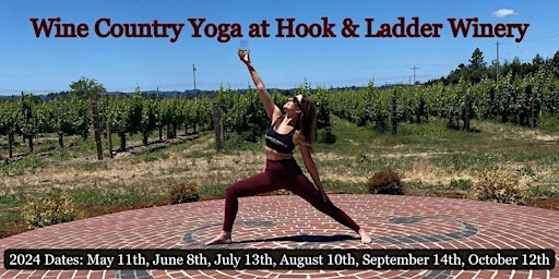 Imagem principal do evento Wine Country Yoga at Hook & Ladder Winery
